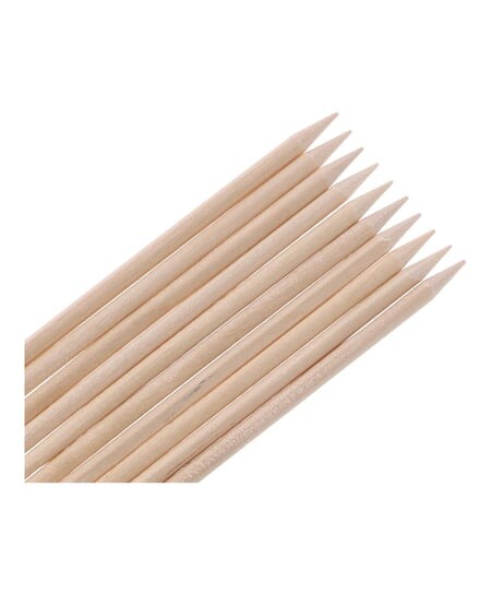 Палочки из оранжевого дерева 11,5 см, 10 шт. Allepnails, AllePaznokcie — фото 3