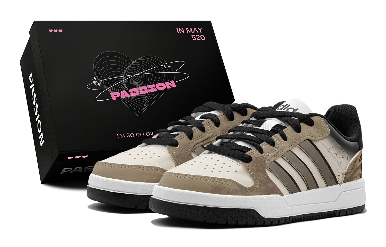 

ENTRAP Pegasus Pentium CNY China Edition, Year Of The Horse Limited, индивидуальный стиль, модный и универсальный Adidas, коричневый