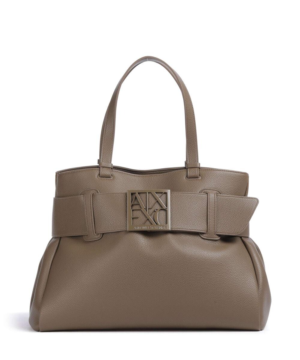 

Мягкий шоппер Susie из искусственной кожи Armani Exchange, коричневый