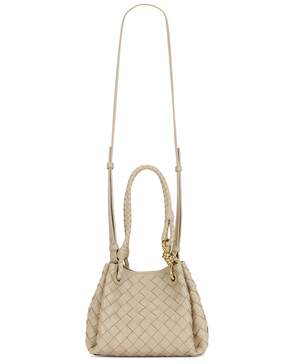 

Маленькая сумка Andiamo Parachute Bottega Veneta, Ecru & Muse Brass