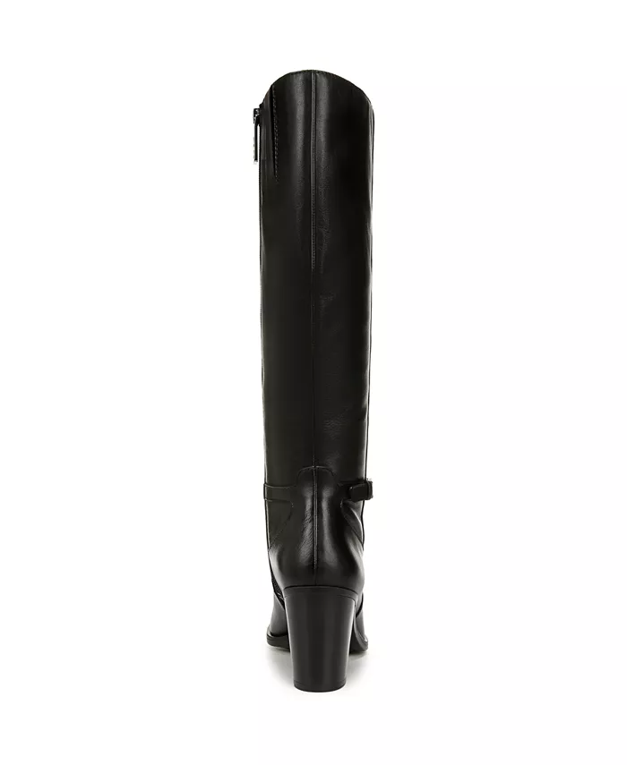 Женские сапоги Kalina Extra Wide Calf с квадратным каблуком до колена Naturalizer, черный — фото 3