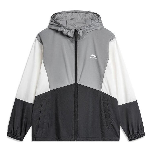 

Куртка ветровка с цветными блоками Li-Ning, белый