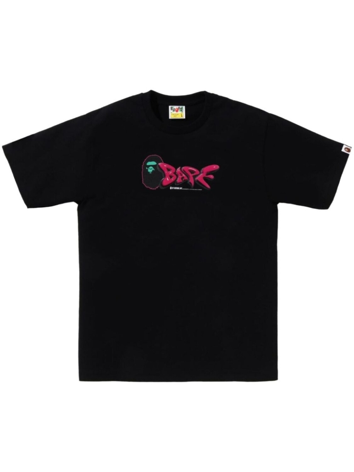 

A BATHING APE футболка с логотипом, черный