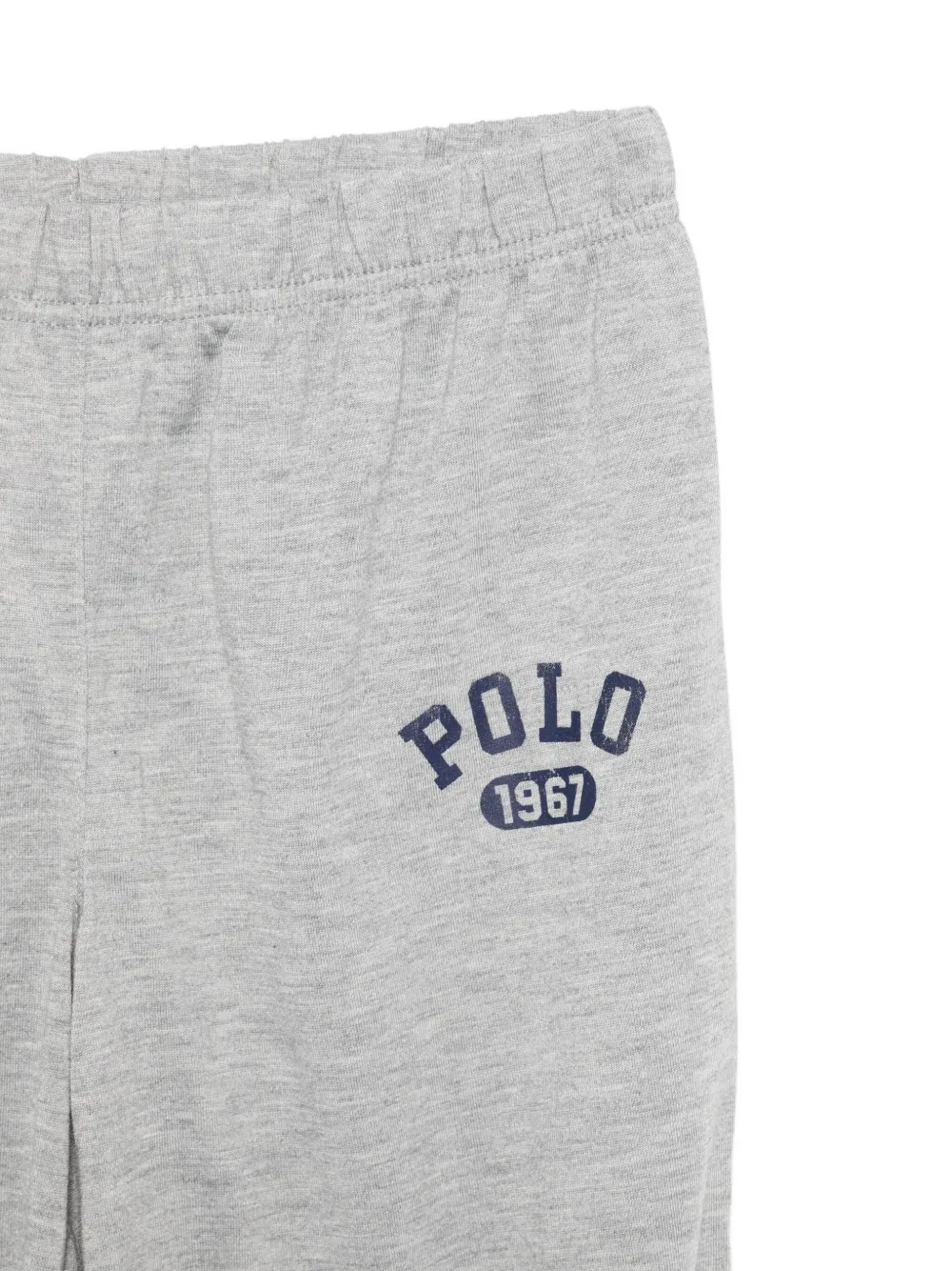 Спортивный костюм с принтом логотипа POLO RALPH LAUREN KIDS, серый — фото 3