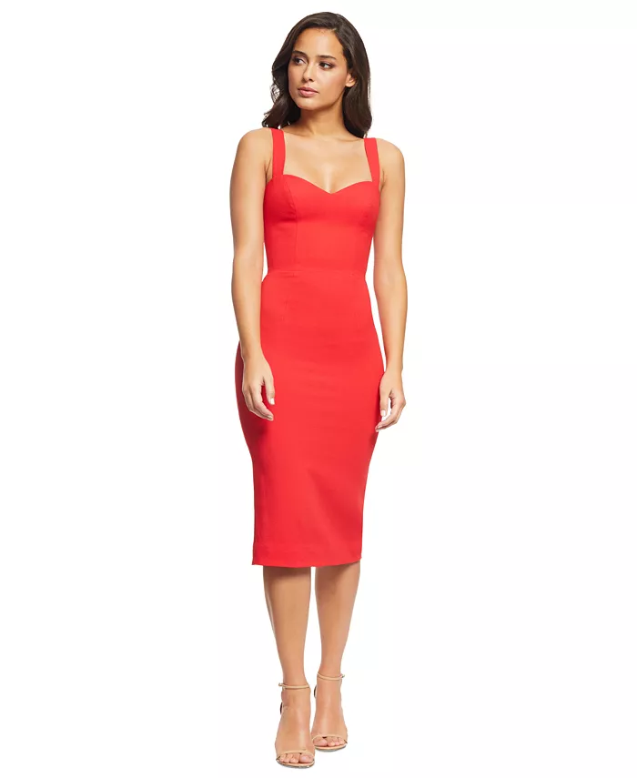 

Платье Nicole Dress the Population, красный