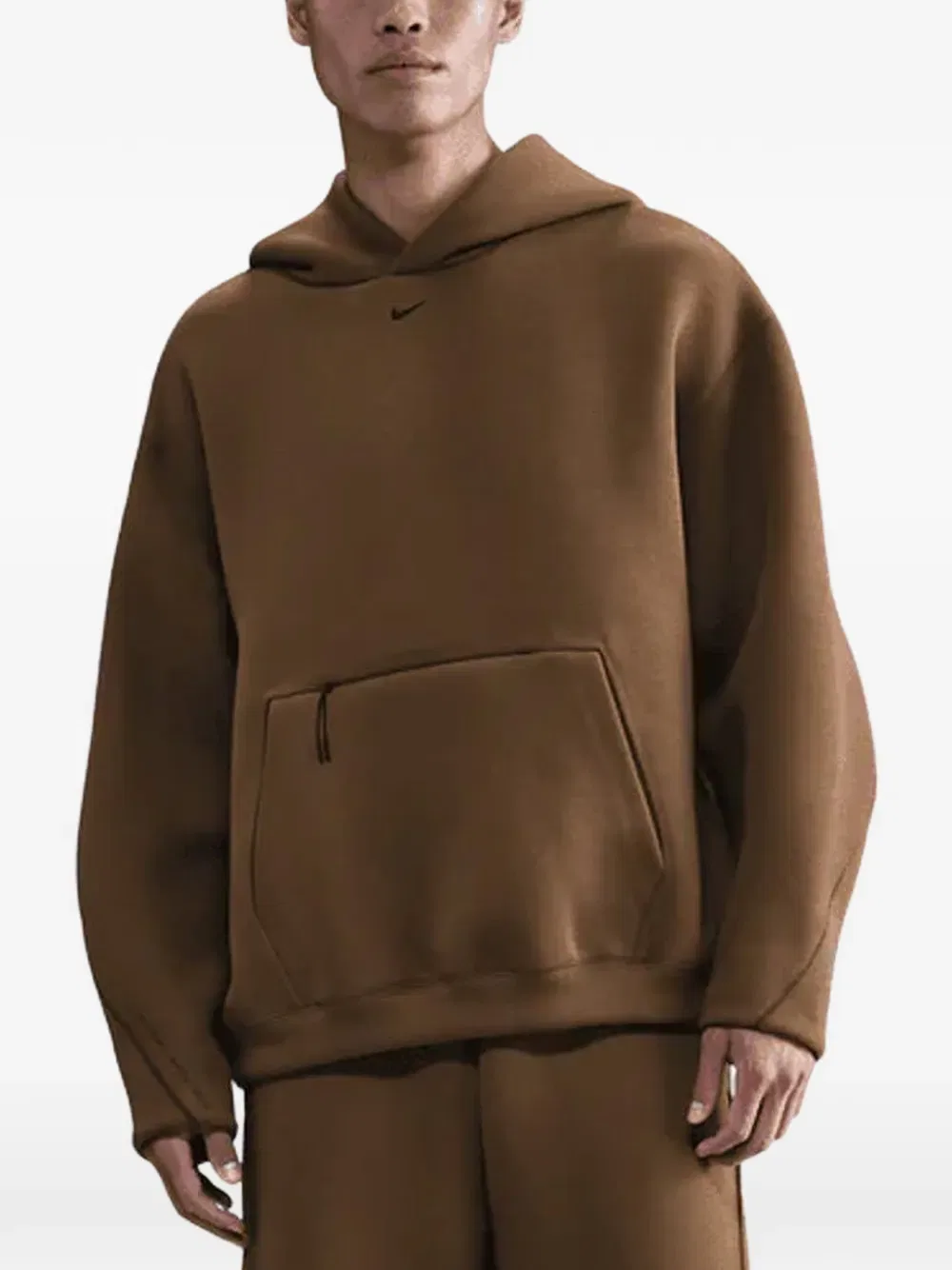 Худи с логотипом Nike, коричневый