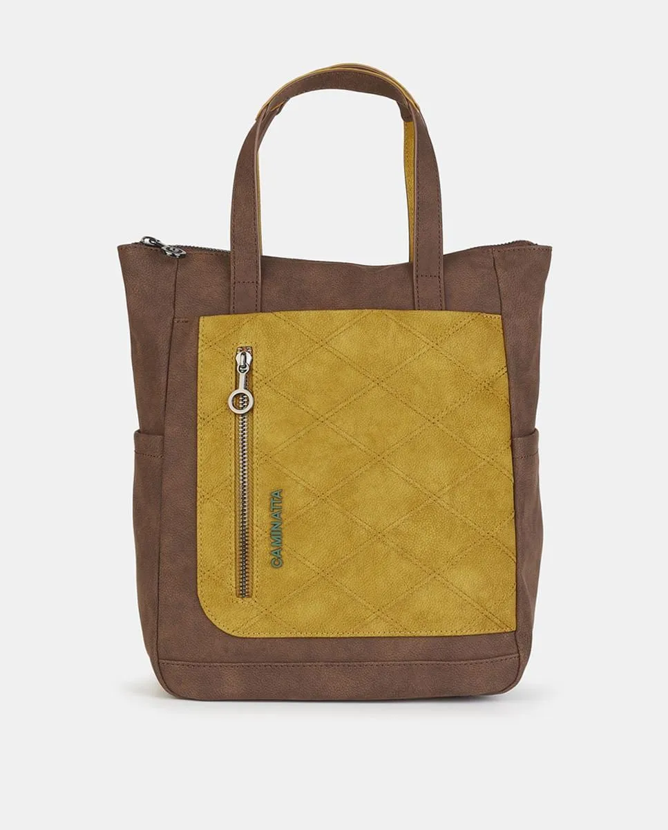 

Рюкзак на молнии Caminatta, коричневый