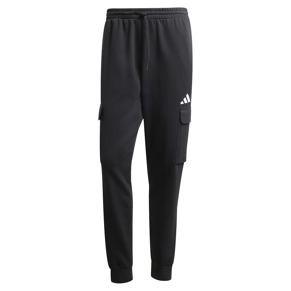 Джоггеры adidas Essentials Feelcozy Fleece Cargo, черный — фото 3