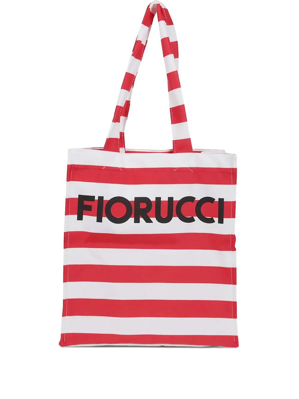 

Полосатая сумка-тоут Fiorucci, красный