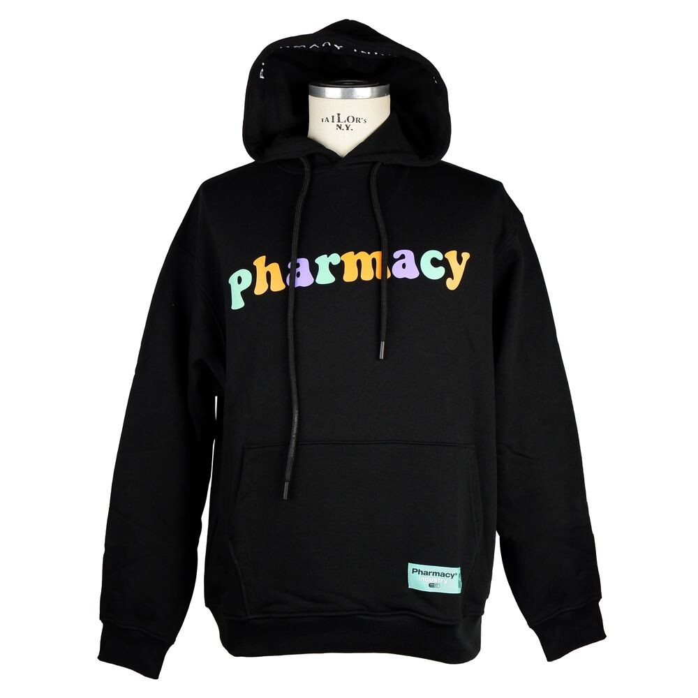 

Черная хлопковая мужская толстовка Pharmacy Industry