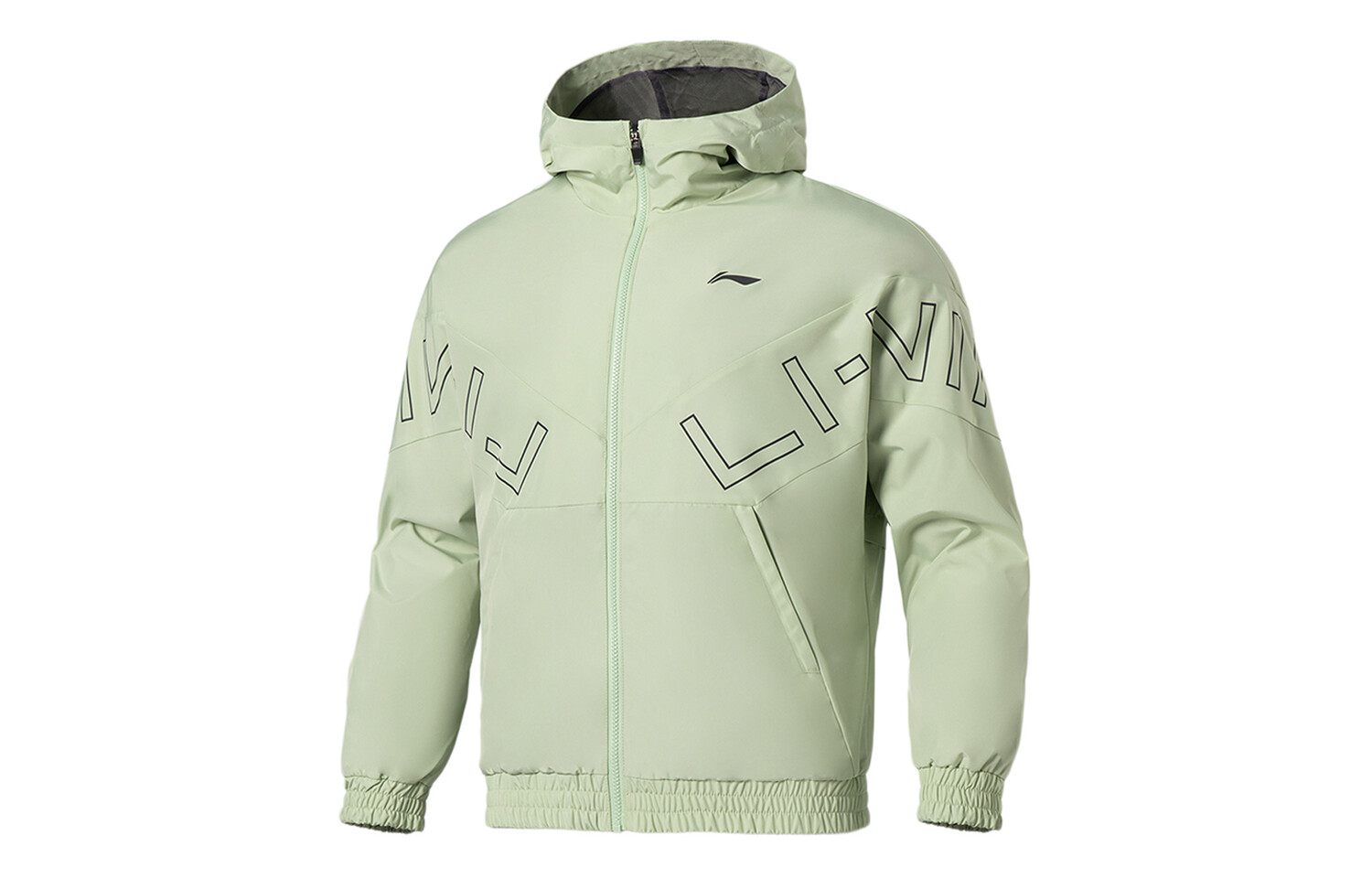 

Li Ning Мужская куртка на подкладке, Водный фарфор зеленый