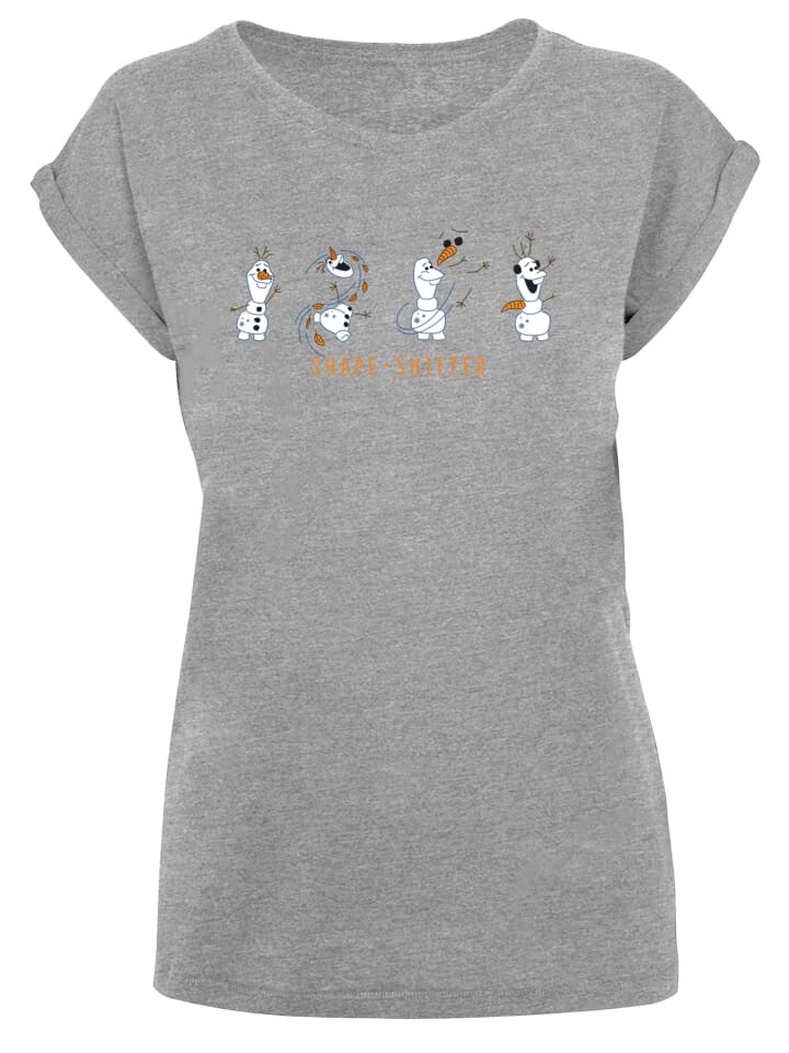 

Футболка F4NT4STIC T-Shirt Disney Frozen 2 Olaf Shape-Shifter, пятнистый серый
