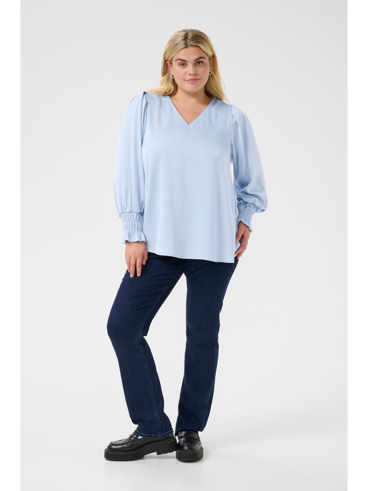 

Блузка KAFFE curve, цвет soft chambray