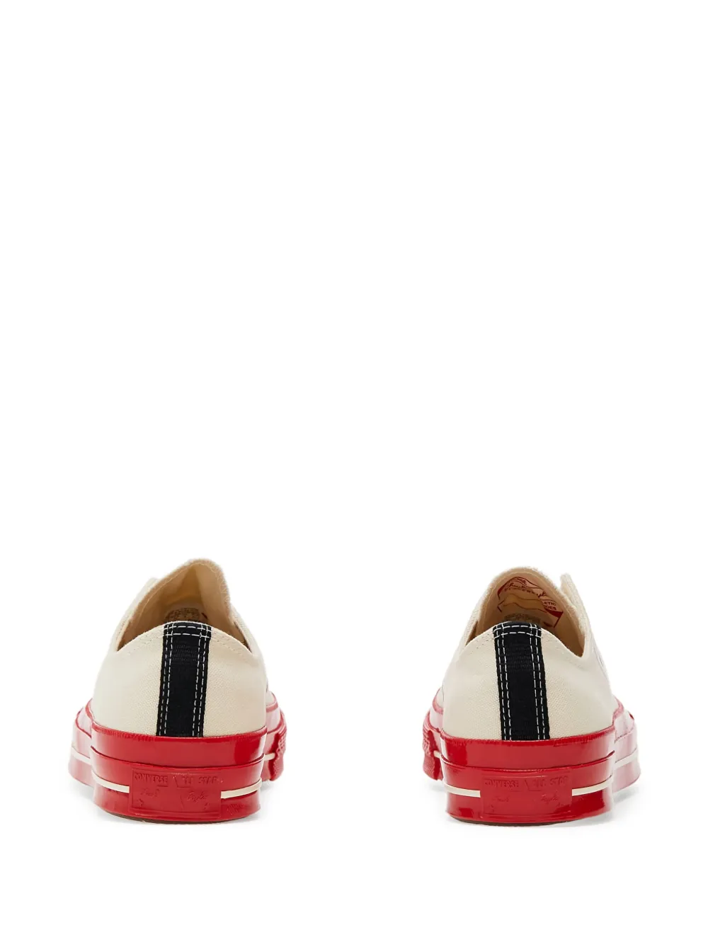 Кеды из коллаборации с Converse Comme Des Garçons Play X Converse, нейтральный — фото 3