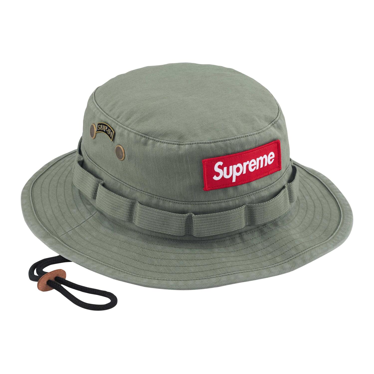 

Supreme Хлопковая панама унисекс зелёная, Green