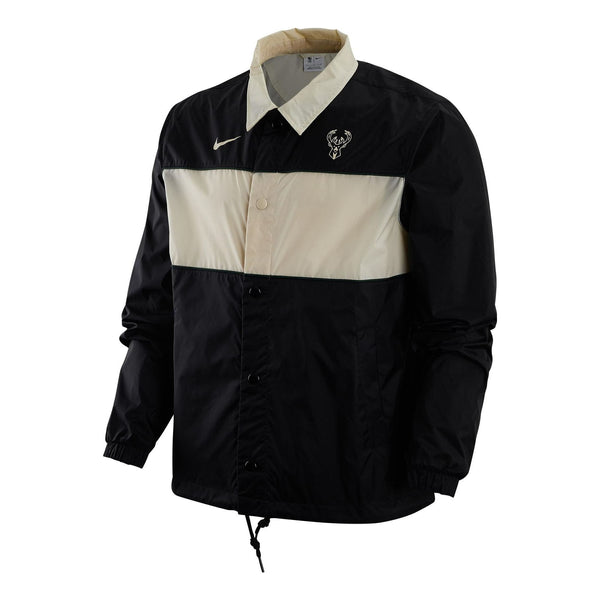 

Куртка Nike NBA MIL coach jacket 'Black', черный