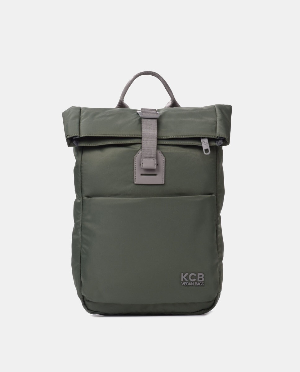 

Большой нейлоновый рюкзак цвета хаки с передним карманом Kcb