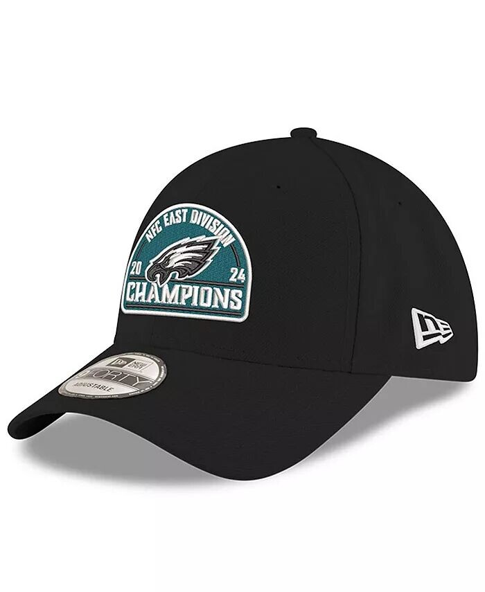 

Мужская черная регулируемая кепка Philadelphia Eagles 2024 NFC East Division Champions 9FORTY New Era