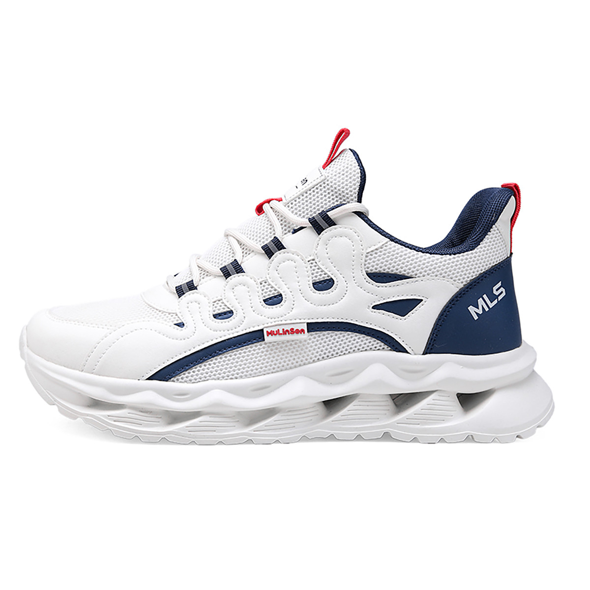 

Дышащая и легкая повседневная обувь для мужчин Mulinsen, White Blue