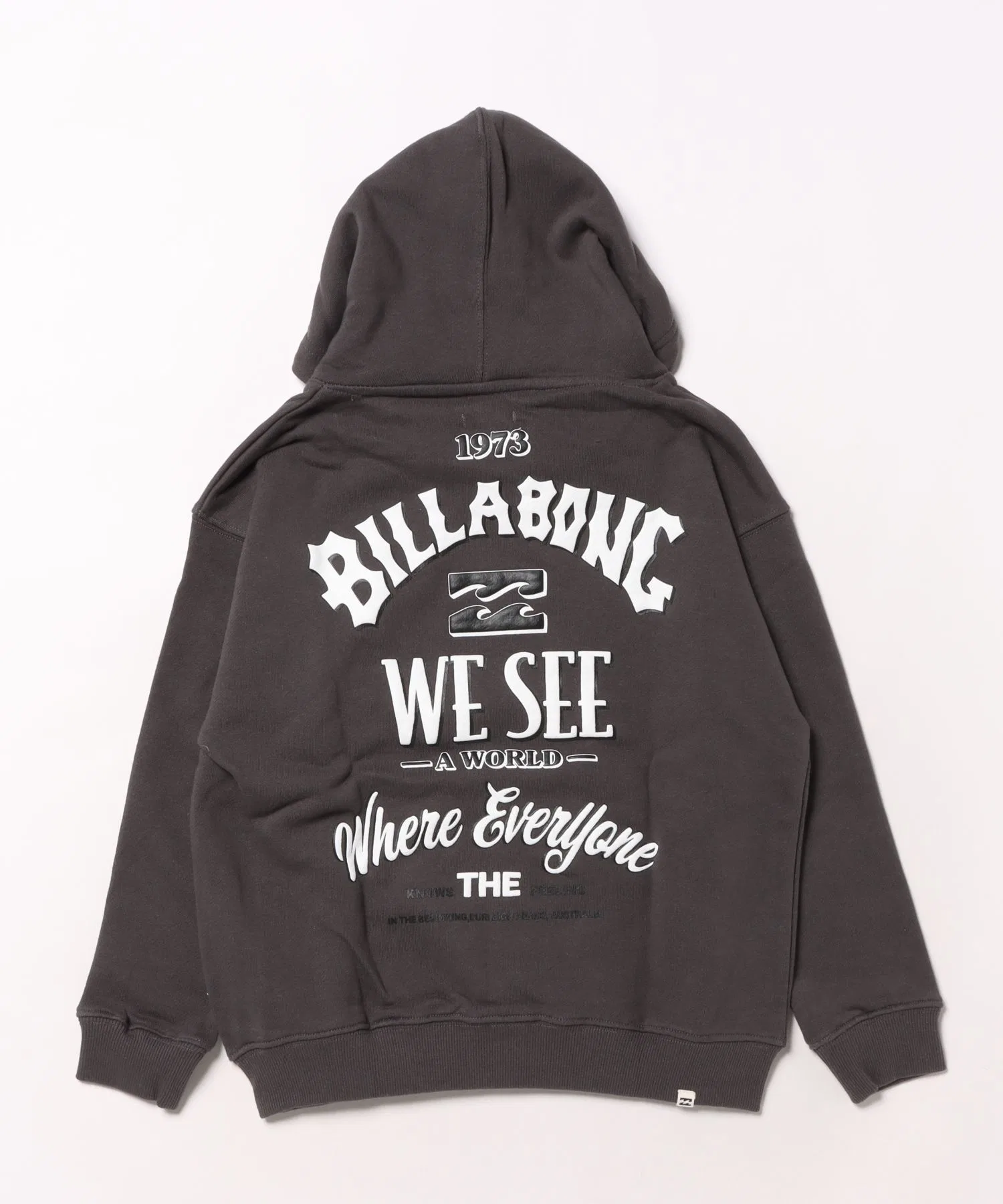 Детская толстовка Billabong Kids MESSAGE ARCH LOOSE P [модель осень/зима 2025] / Детская толстовка Billabong Kids с принтом на спине — фото 4