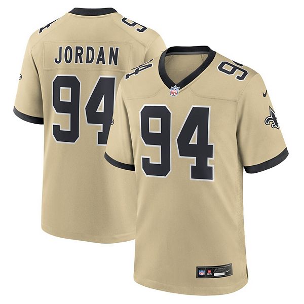 

Мужская футболка Cameron Jordan New Orleans Saints Gameday Golds Alternate Game Player Nike