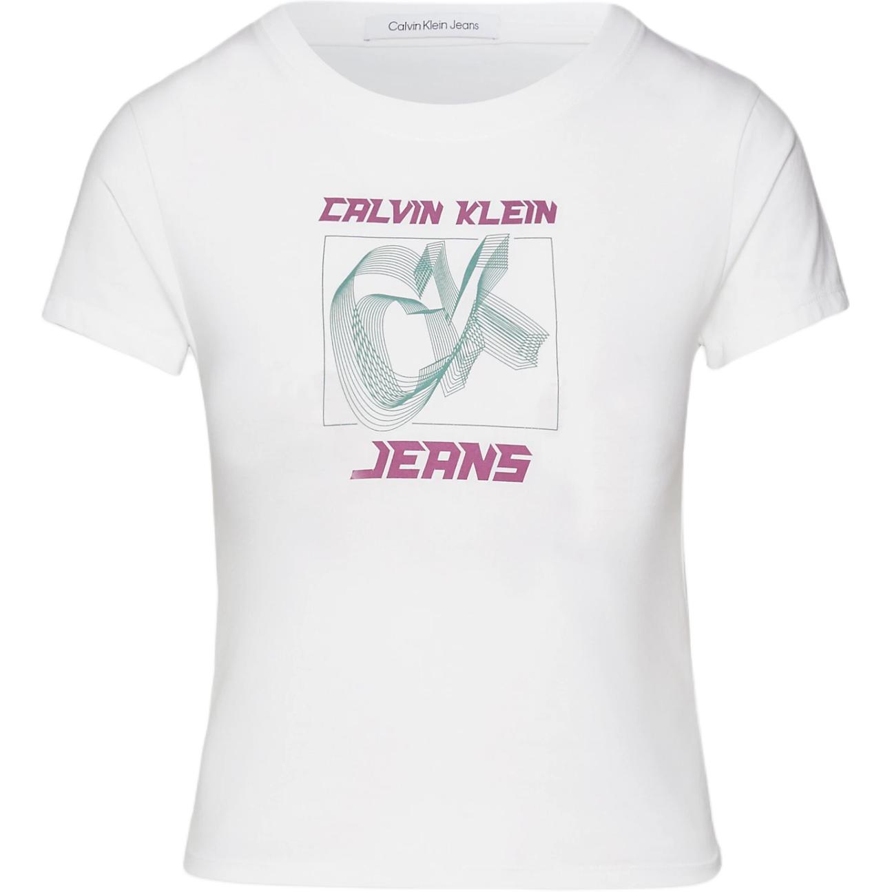 

Calvin Klein Футболка Women's Bright White Europe Version, Белый, Calvin Klein Футболка Women's Bright White Europe Version