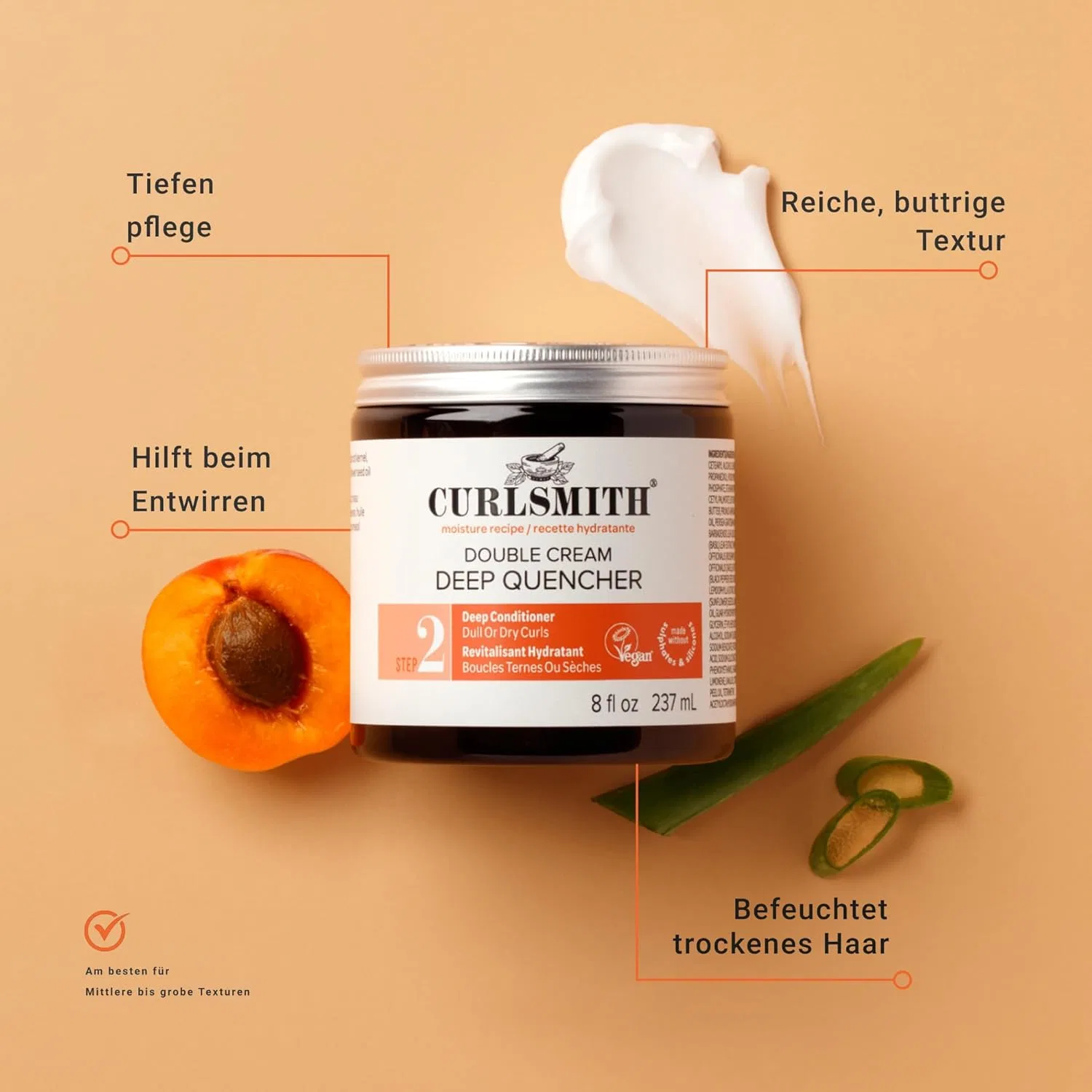 Маска для кудрявых волос Double Cream Deep Quencher от Curlsmith Curlsmith — фото 3