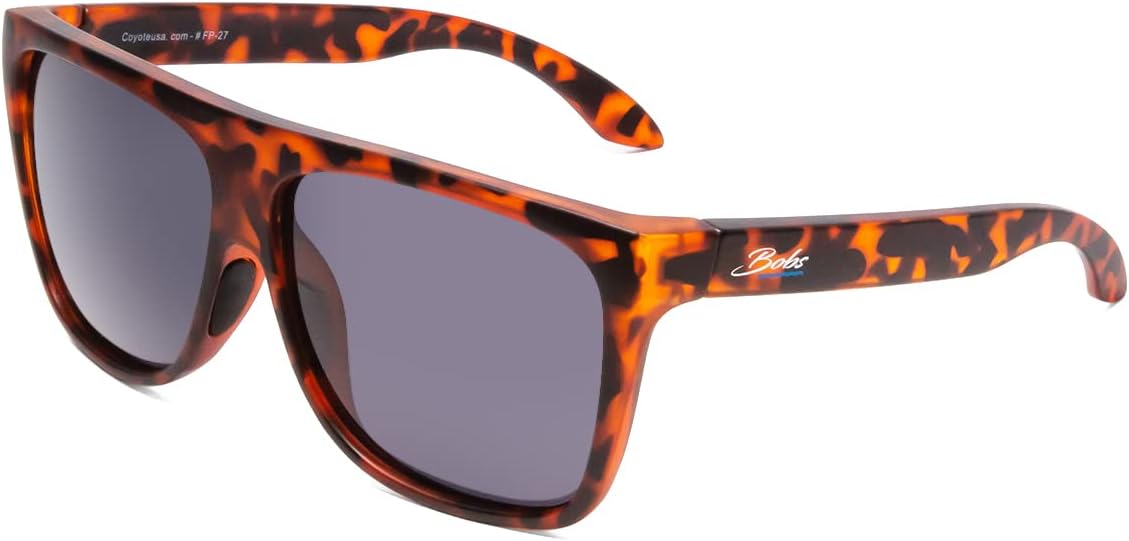 

Поляризованные солнцезащитные очки Coyote FP-27 для женщин и мужчин, матовый черепаховый/серый цвет | Плавающие солнцезащитные очки для рыбалки, 60 мм, Matte Tortoise Frame/Grey Lens