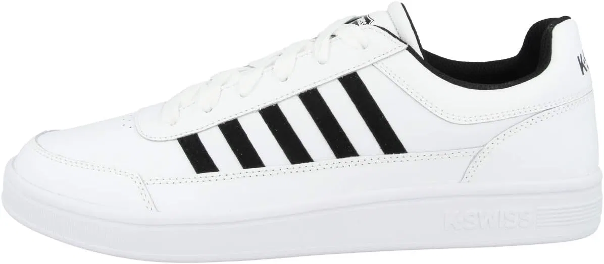 Мужские кроссовки K-Swiss для игры на низком корте Chasseur, Black And White 06042 102