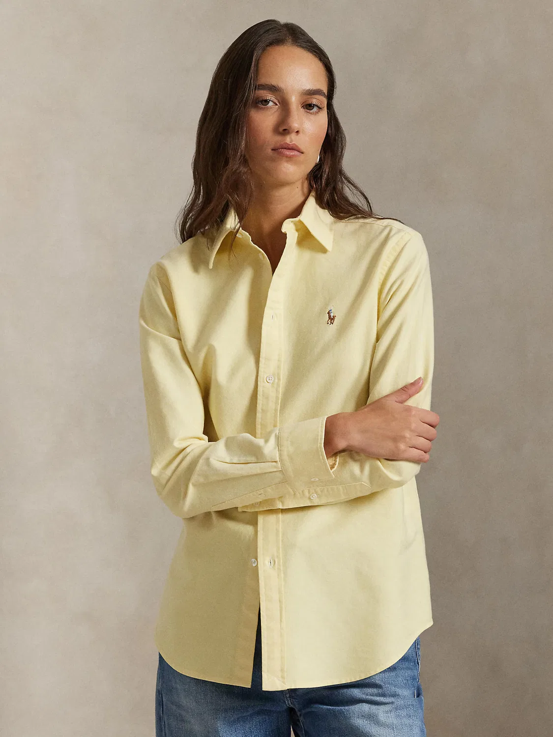 Блузка 'CLASSIC' Polo Ralph Lauren, Yellow — фото 3