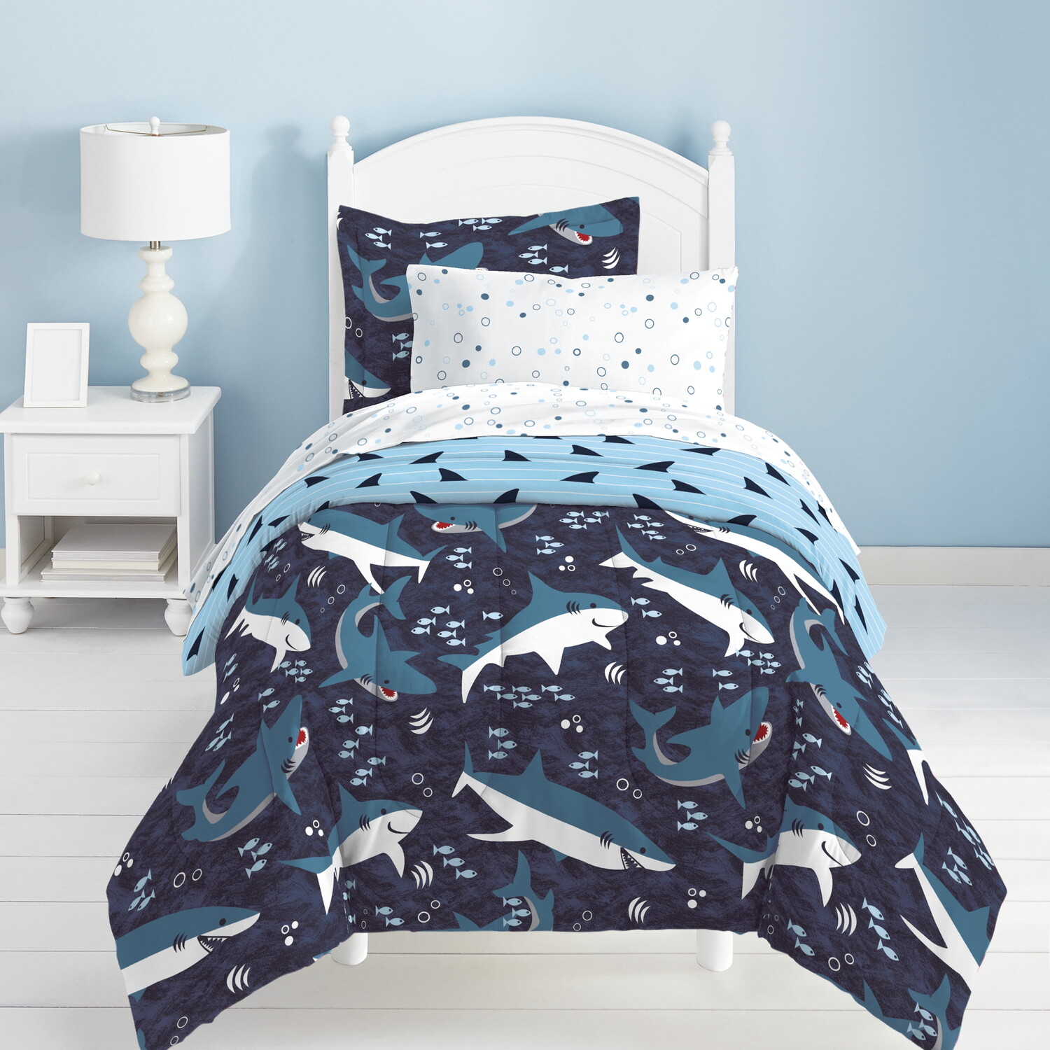 

Комплект постельного белья Dream Factory Sharks Twin, 5 предметов