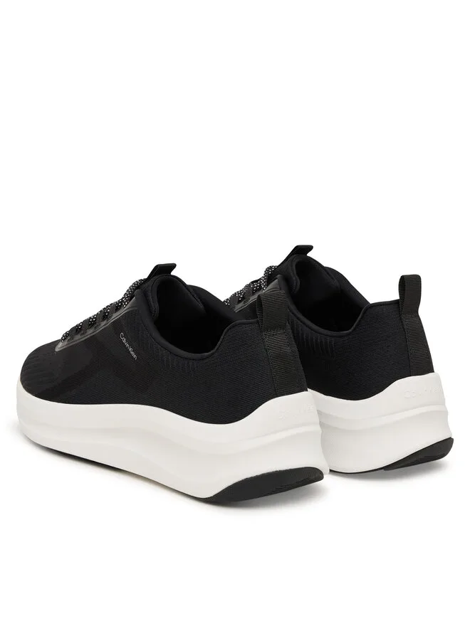 Calvin Klein Кроссовки Andrea - Chunky CK Stripe Runner Trainers HM0HM02158, черный — фото 3