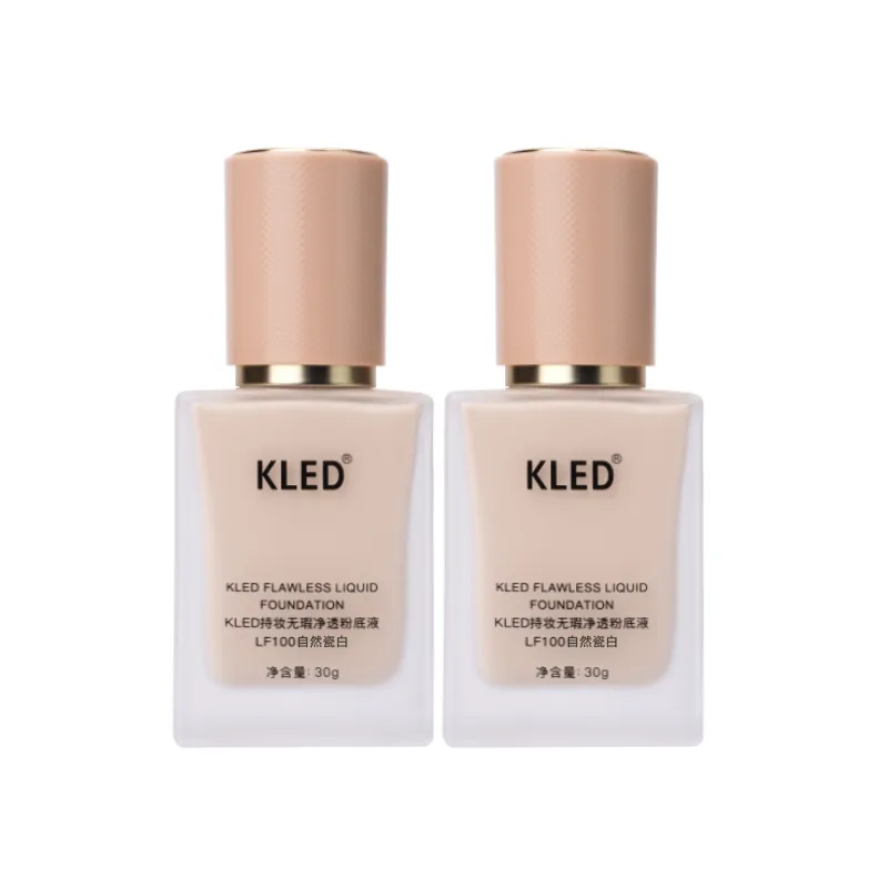 KLED Стойкий тональный крем Aqua Foundation, 【Oily Skin】LF100*2 (Suitable for brightening skin)