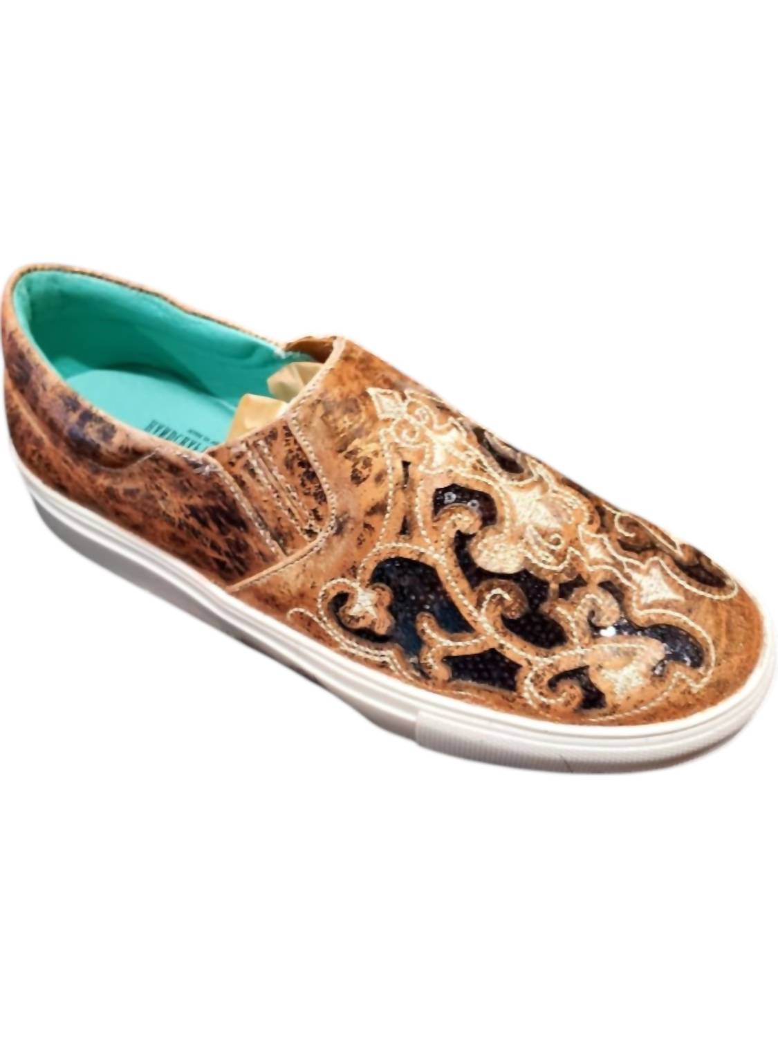 

Женские туфли Corral Slip On бронзового цвета, бронзовый