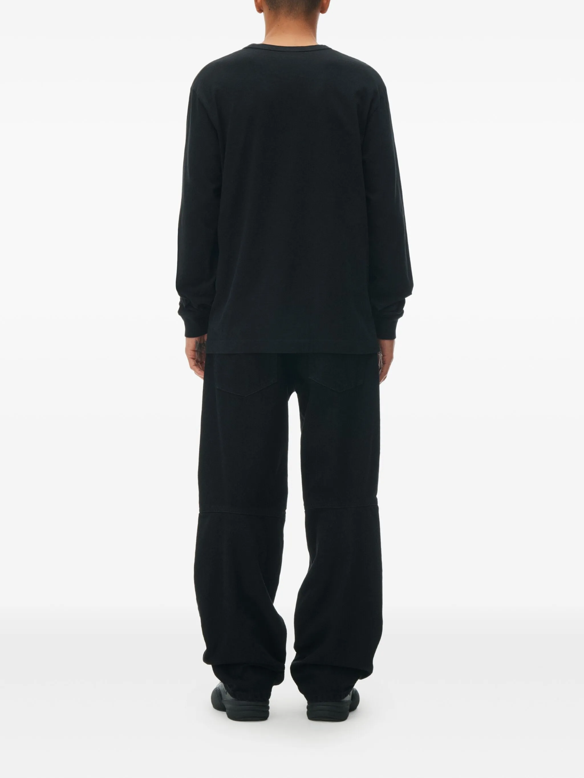 Футболка с вышитым логотипом Alexander Wang, черный — фото 3