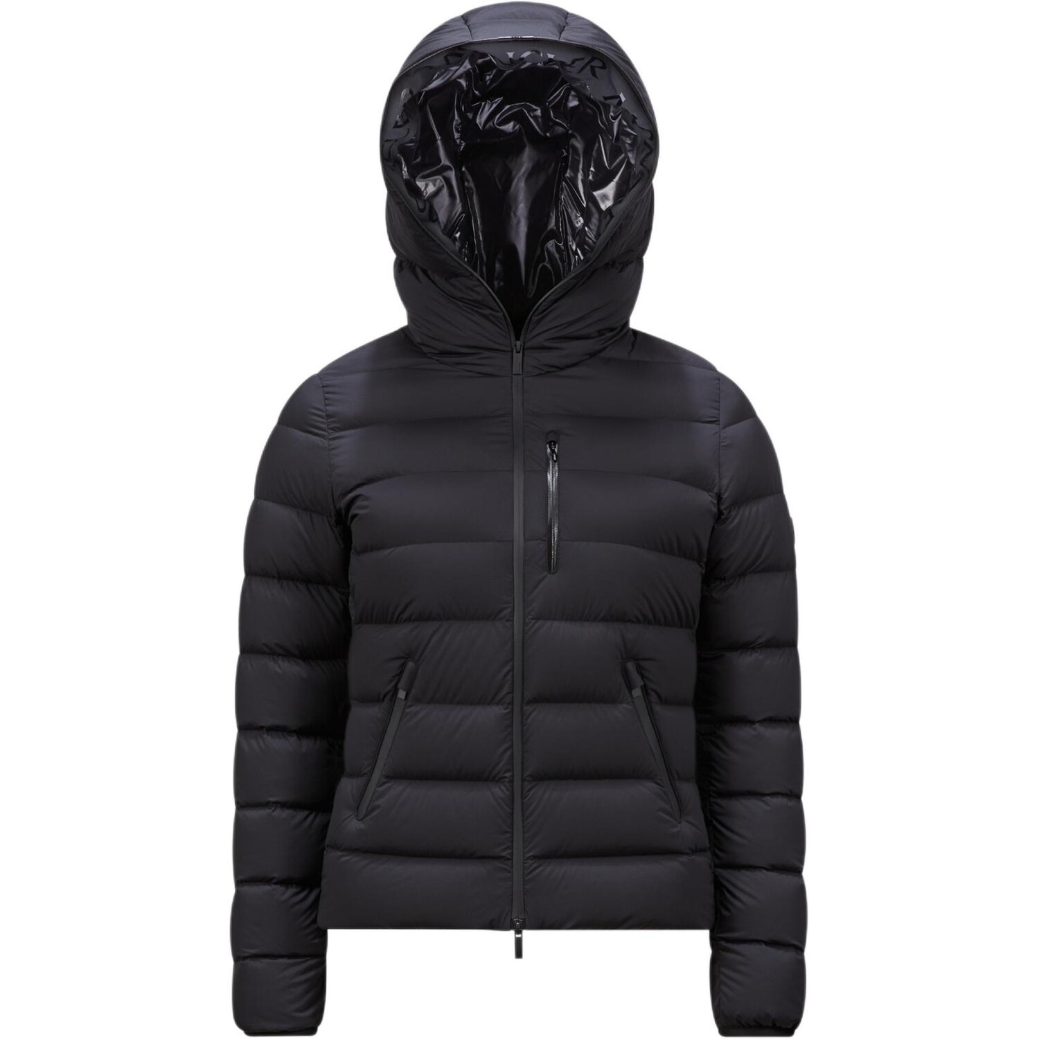 

Пуховик женский черный Moncler
