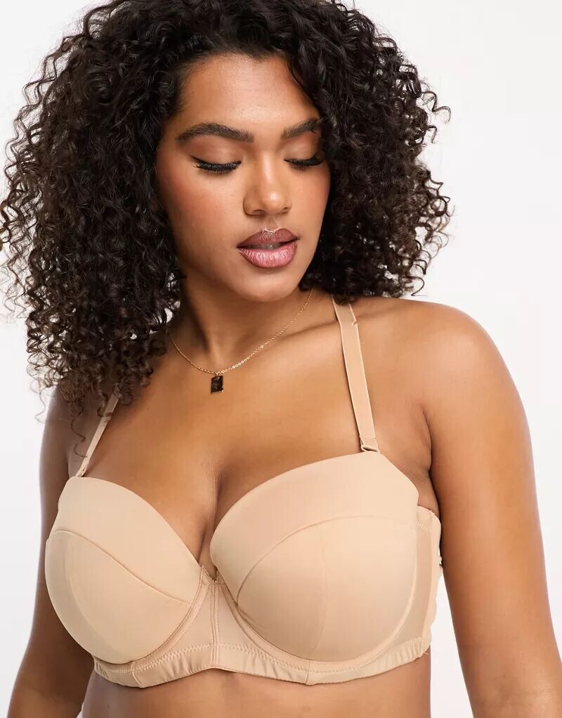 

Бежевый бюстгальтер без бретелек Ivory Rose Curve Ivory Rose Lingerie