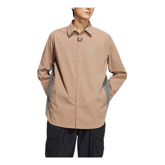 

Рубашка adidas Solid Color Sports Long Sleeves Shirt Brown, мультиколор