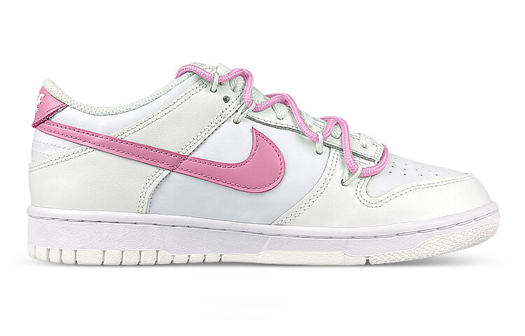 

Кроссовки Nike Dunk Skateboard Shoes Women's Low-Top White Pink, Розовый, Кроссовки Nike Dunk Skateboard Shoes Women's Low-Top White Pink