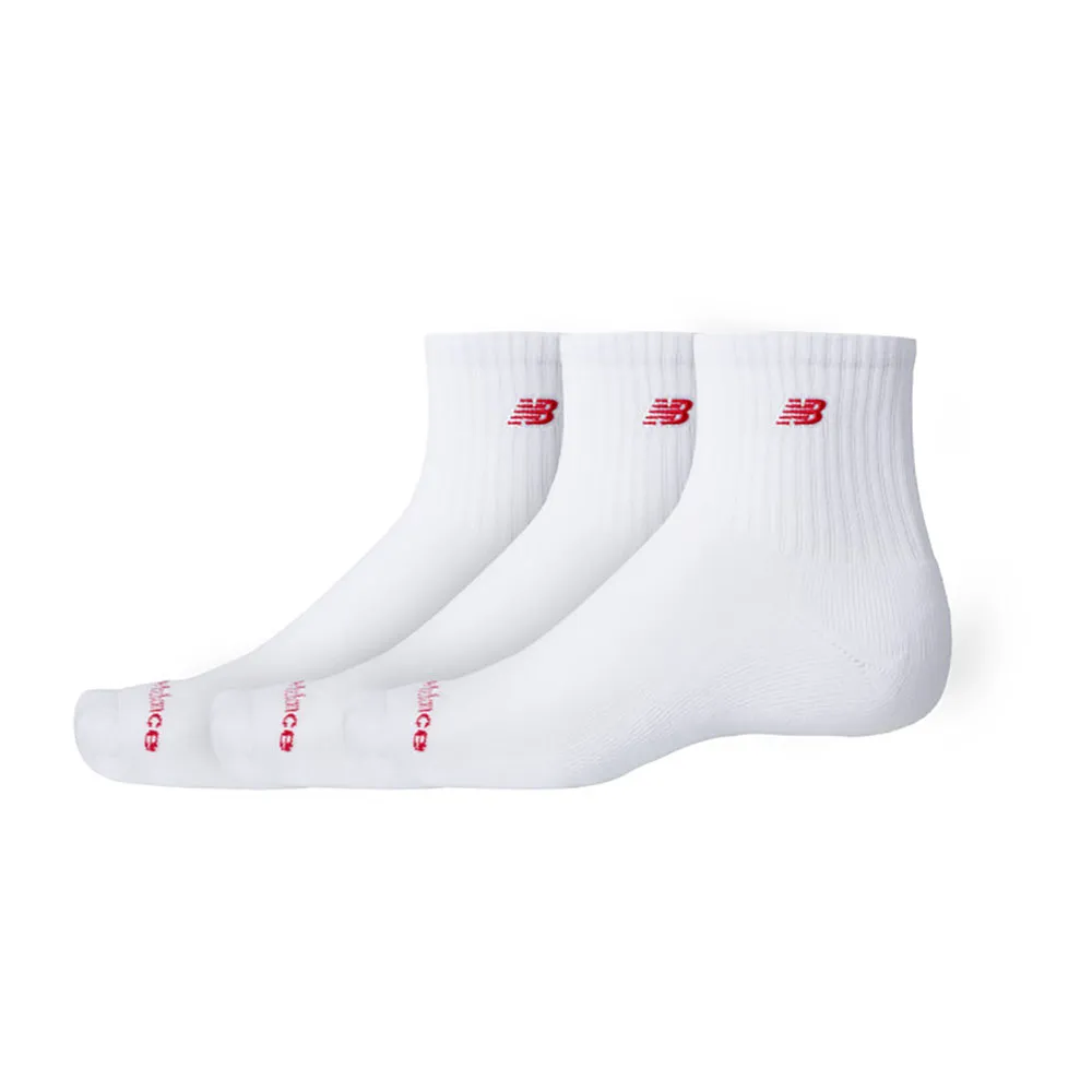 

Носки 3 шт New Balance Patch Logo Ankle short, белый