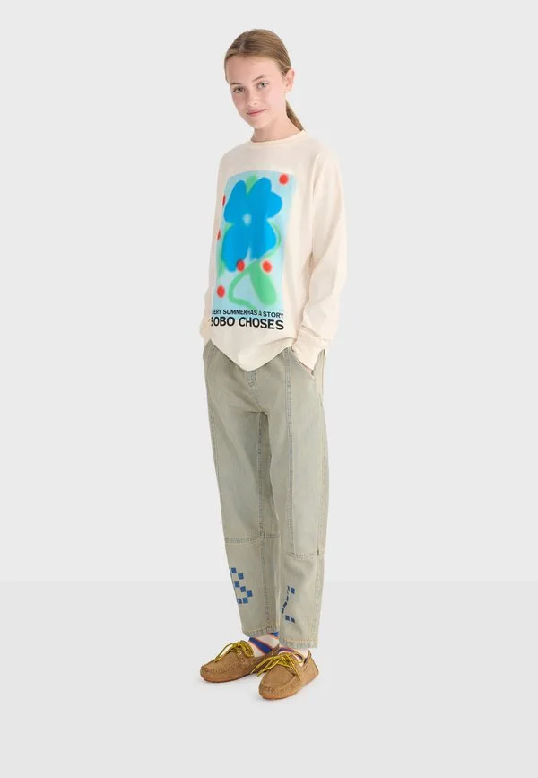 Топ с длинными рукавами "length summer story" Bobo Choses, Off White — фото 3