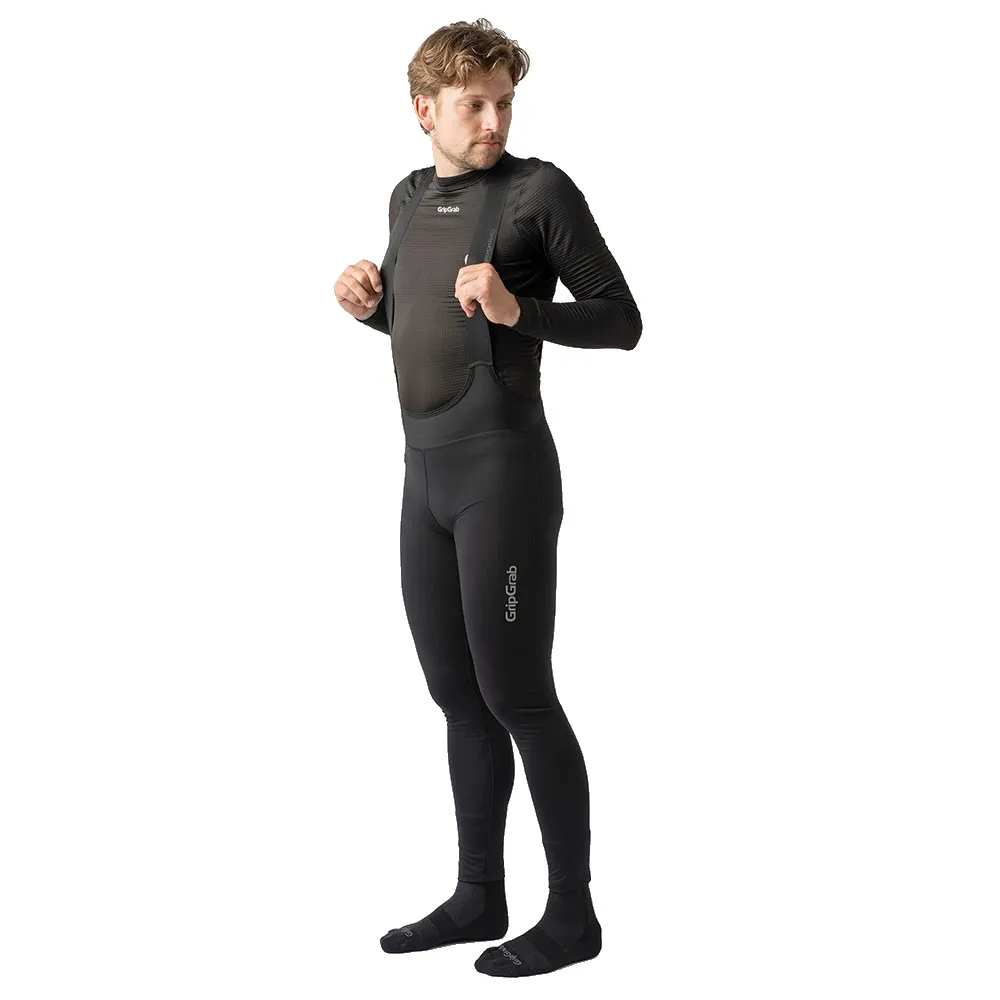 

Тайтсы GripGrab Pacr Water-Resistant No Pad bib, черный
