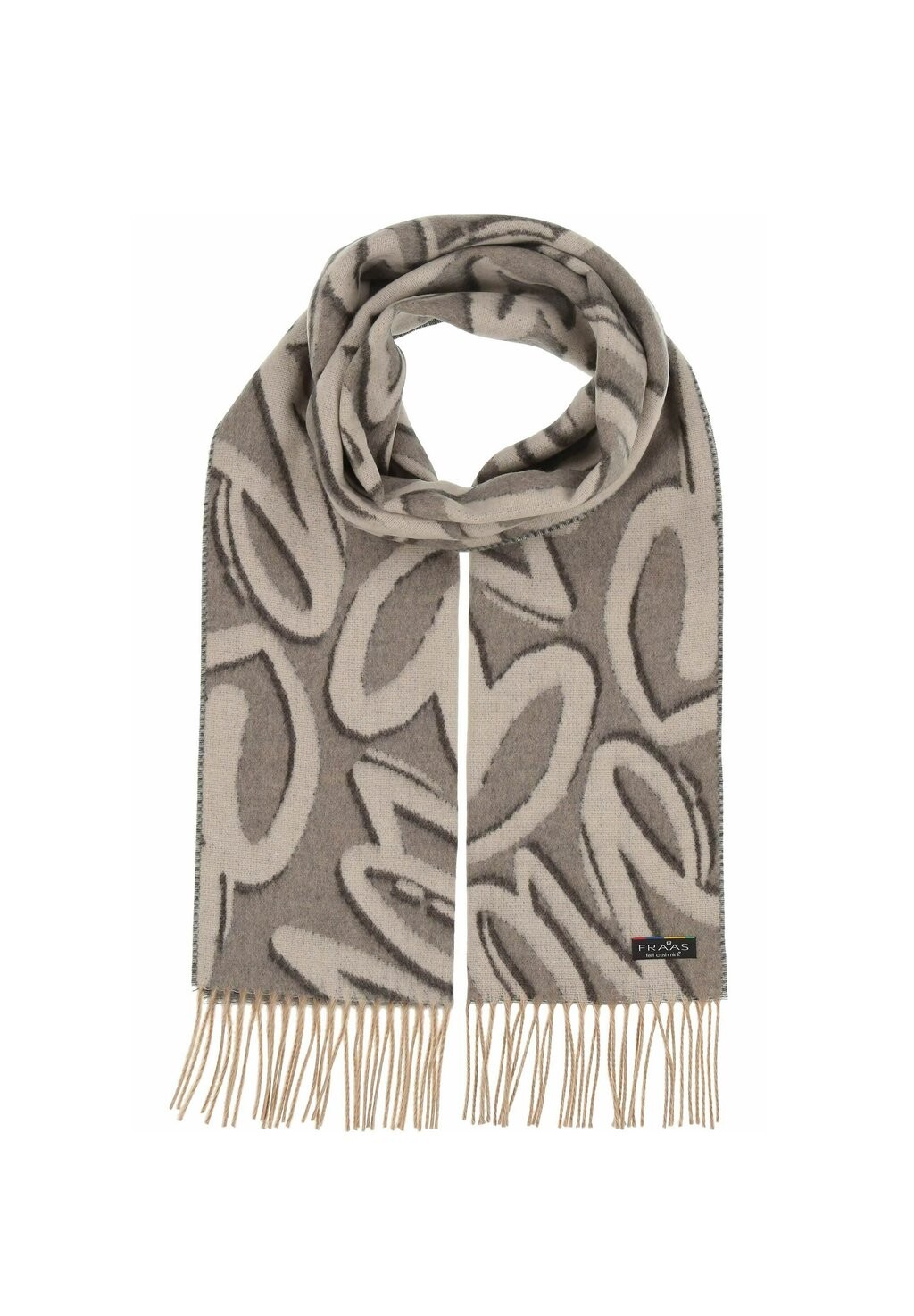 

Шарф LOVE CASHMINK MADE IN GERMANY FRAAS, серый