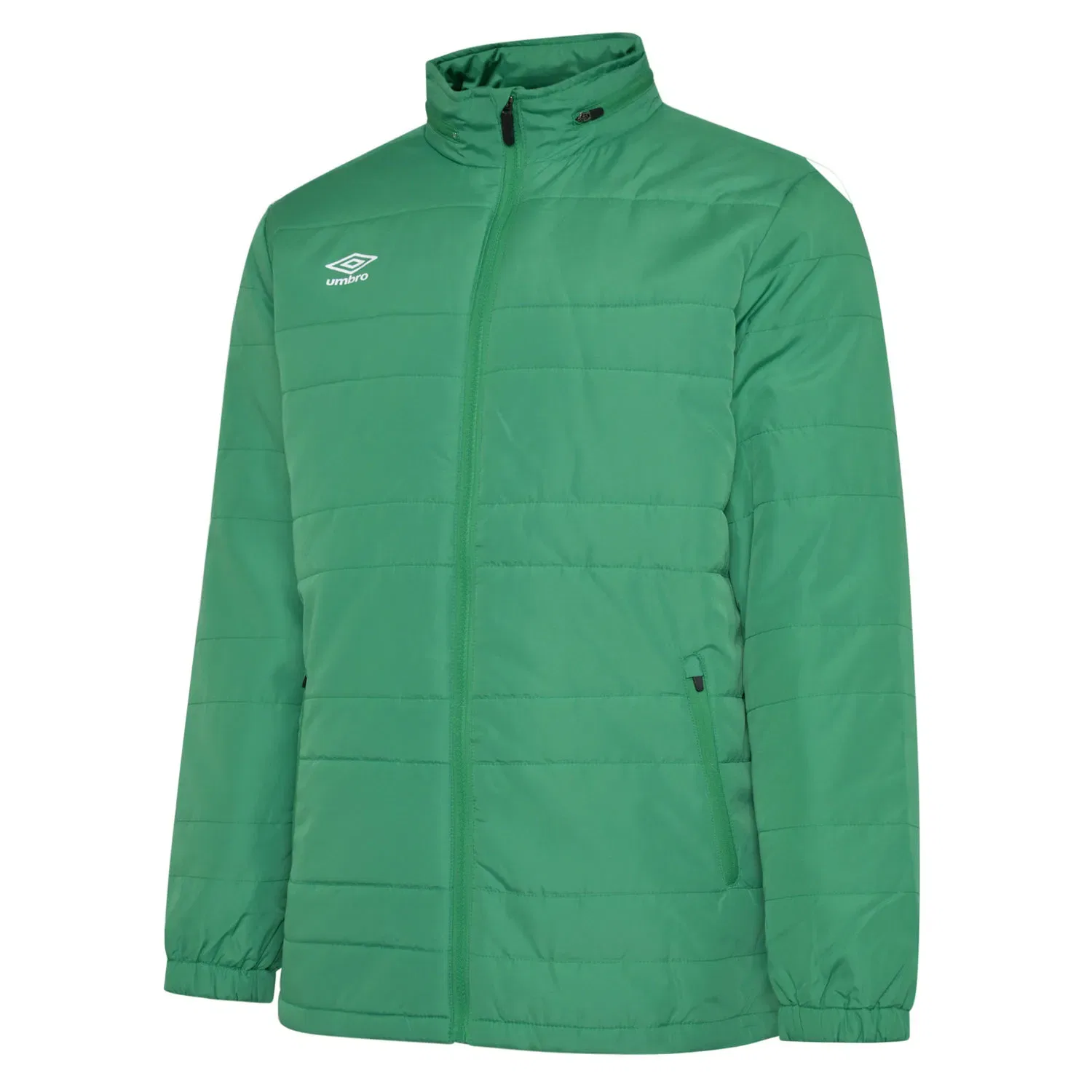 Детская куртка Umbro с капюшоном, изумрудный