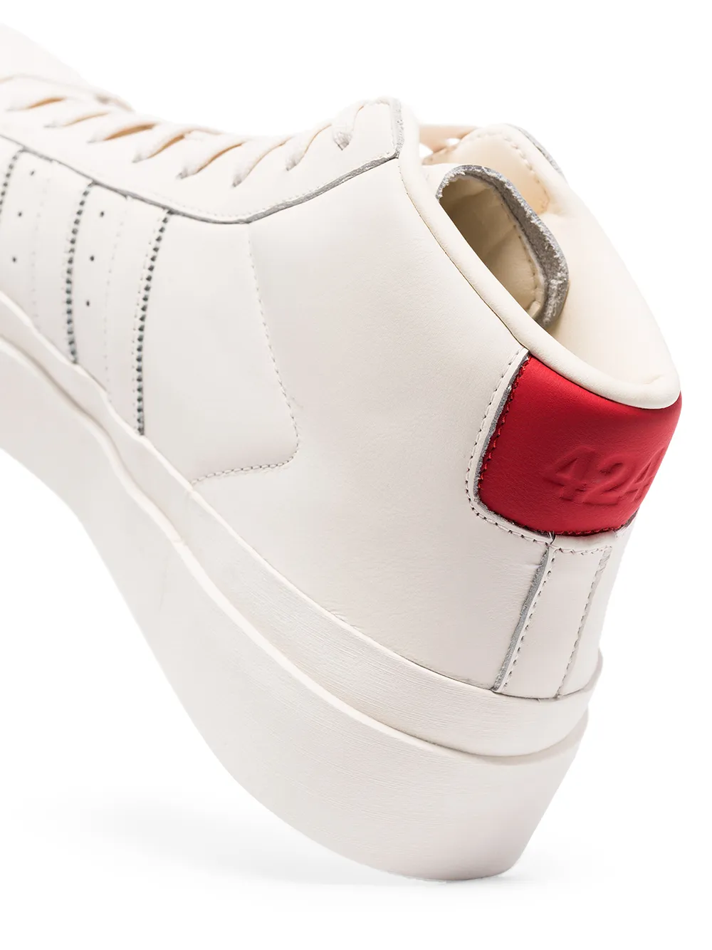 Высокие кеды Pro Model из коллаборации с 424 Adidas, белый — фото 4