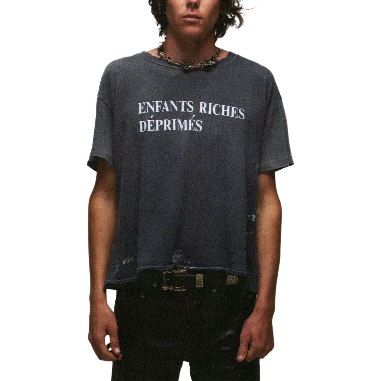 

Футболка мужская серая Enfants Riches Deprimes, серый