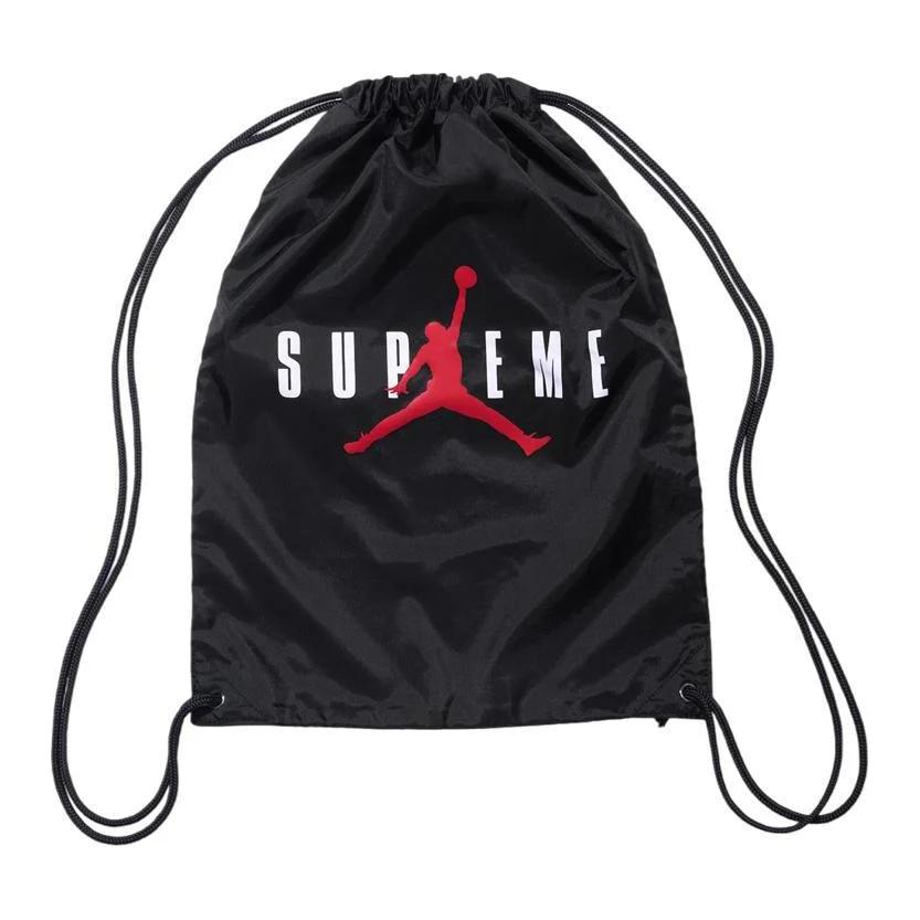 

Supreme Рюкзак Jordan Collaboration из полиэстера, стандартный, унисекс, черный