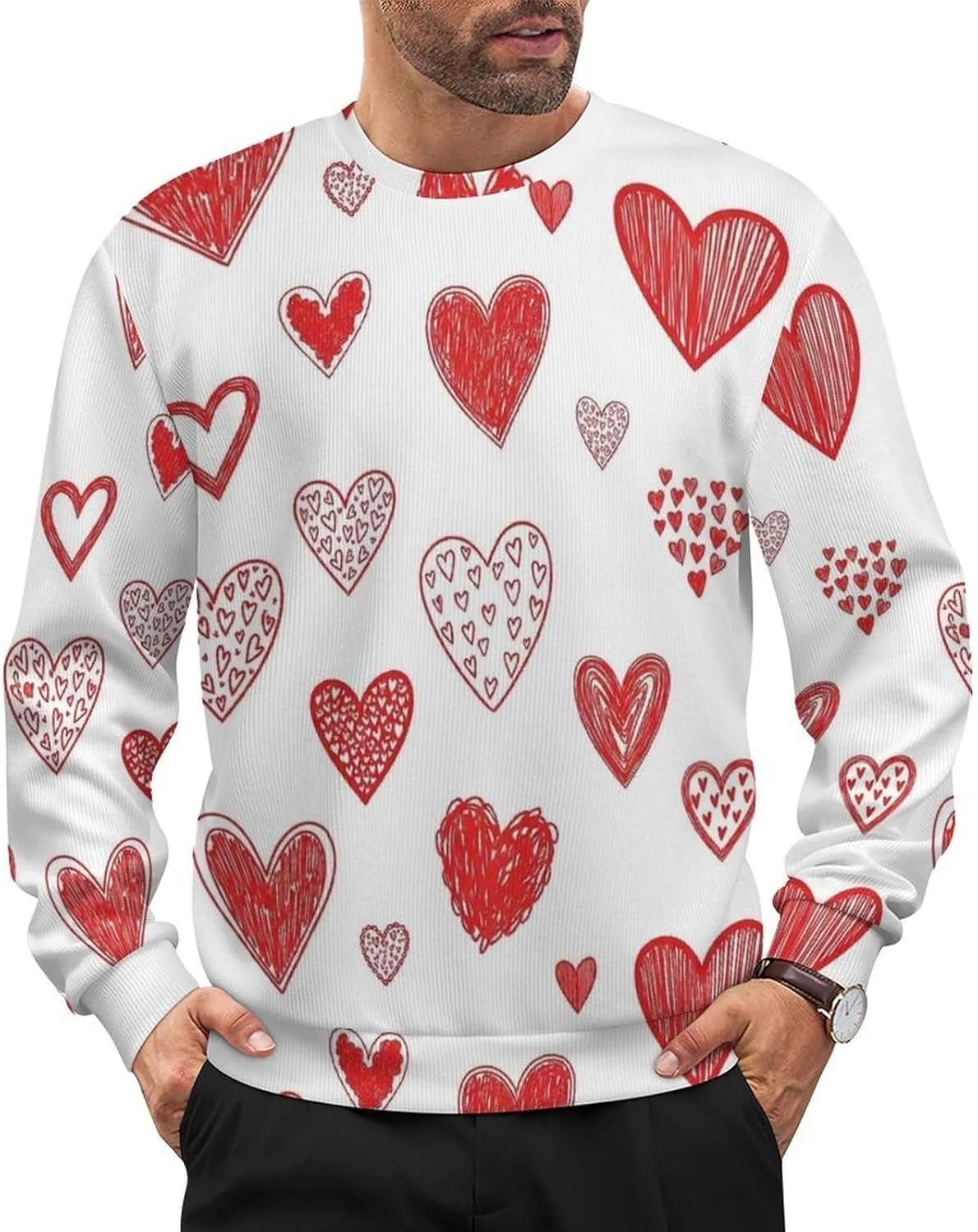 

Мужской легкий свитер с длинным рукавом ACCXECTGGV