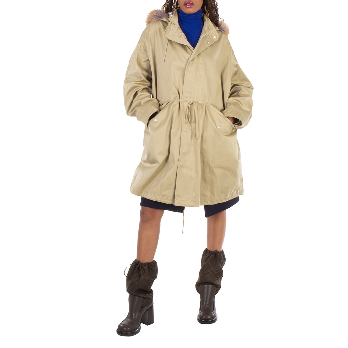 

Бренд Burberry Парка с капюшоном из искусственного меха, Hunter