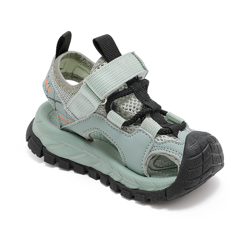 Износостойкие дышащие детские сандалии Kids' BOBDOG, экрю — фото 3